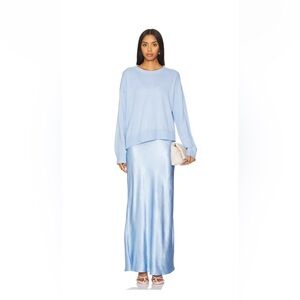 REVOLVE Rhyme Combo Slip Knit Dress in Dawn Blue